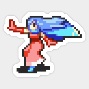 Female Sage Fighting Sprite Sticker